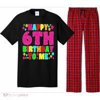 6 Years Old Happy 6th Birthday Me Sprinkles 6th Birthday Pajama Set thumb 0