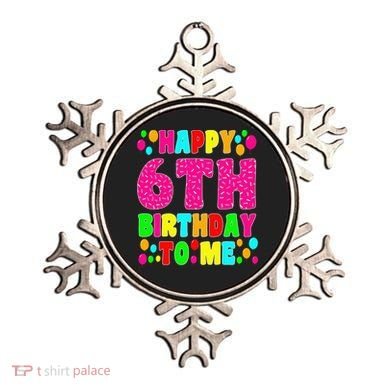 6 Years Old Happy 6th Birthday Me Sprinkles 6th Birthday Ornament
