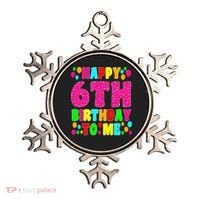 6 Years Old Happy 6th Birthday Me Sprinkles 6th Birthday Ornament thumb 0