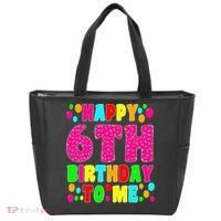 6 Years Old Happy 6th Birthday Me Sprinkles 6th Birthday Tote Bag thumb 0