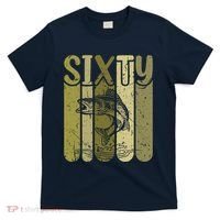 60 Years Old Walleye Fishing 60th Birthday T-Shirt thumb 0