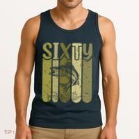 60 Years Old Walleye Fishing 60th Birthday Tank Top thumb 3