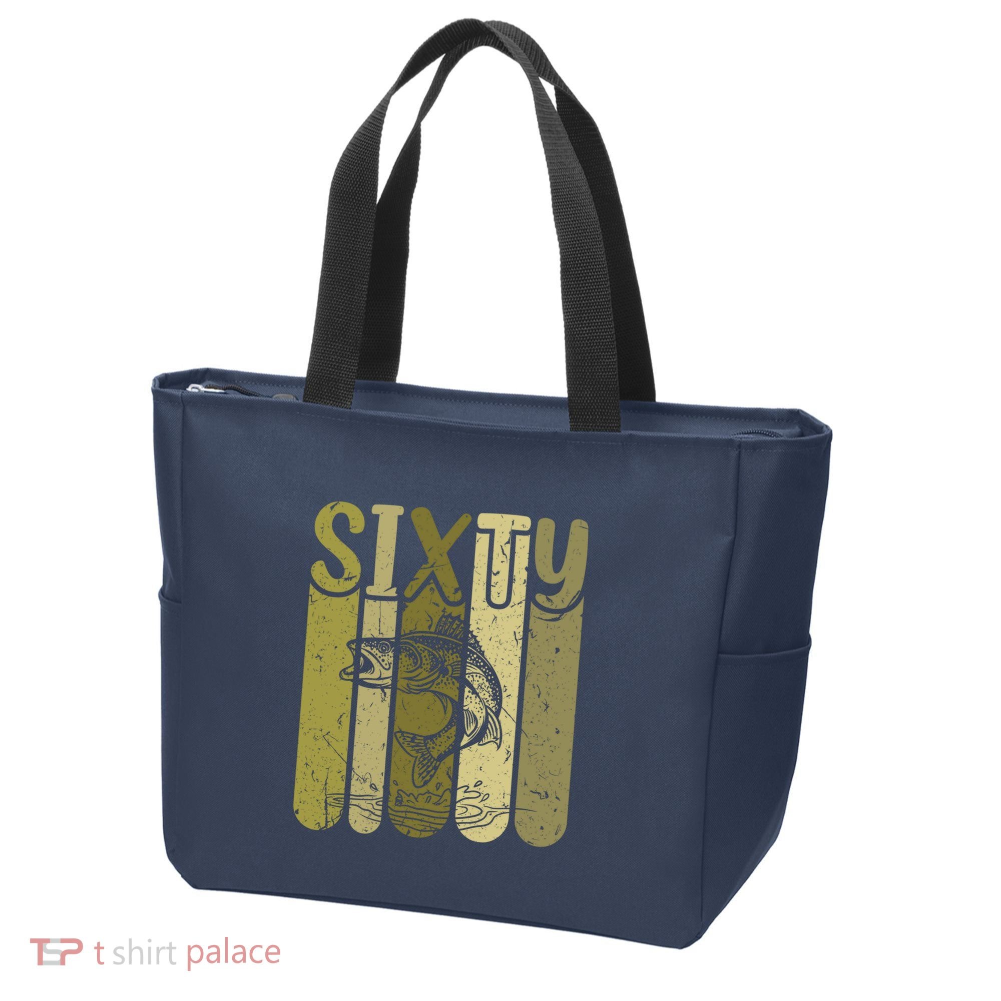 60 Years Old Walleye Fishing 60th Birthday Tote Bag