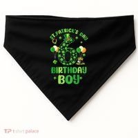 6 Years Old Girl Boy ItS My 6th Birthday St PatrickS Day USA-Made Doggie Bandana thumb 0