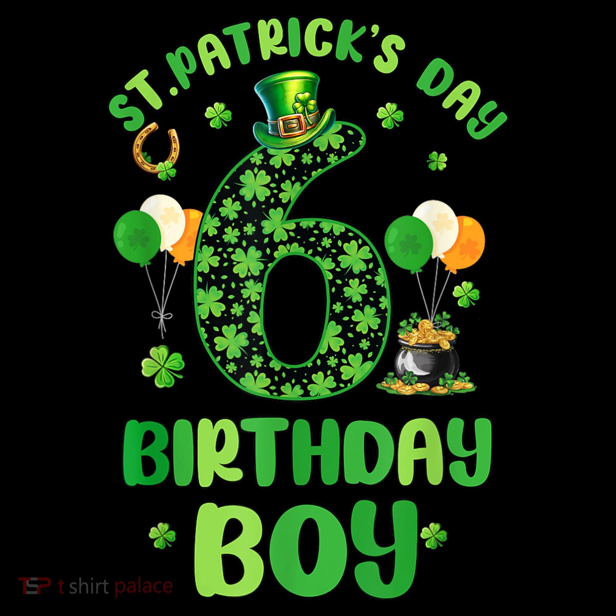 6 Years Old Girl Boy ItS My 6th Birthday St PatrickS Day Coffee Mug