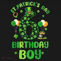 6 Years Old Girl Boy ItS My 6th Birthday St PatrickS Day Coaster thumb 2