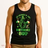6 Years Old Girl Boy ItS My 6th Birthday St PatrickS Day Tank Top thumb 3