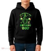 6 Years Old Girl Boy ItS My 6th Birthday St PatrickS Day Kids Hoodie thumb 4