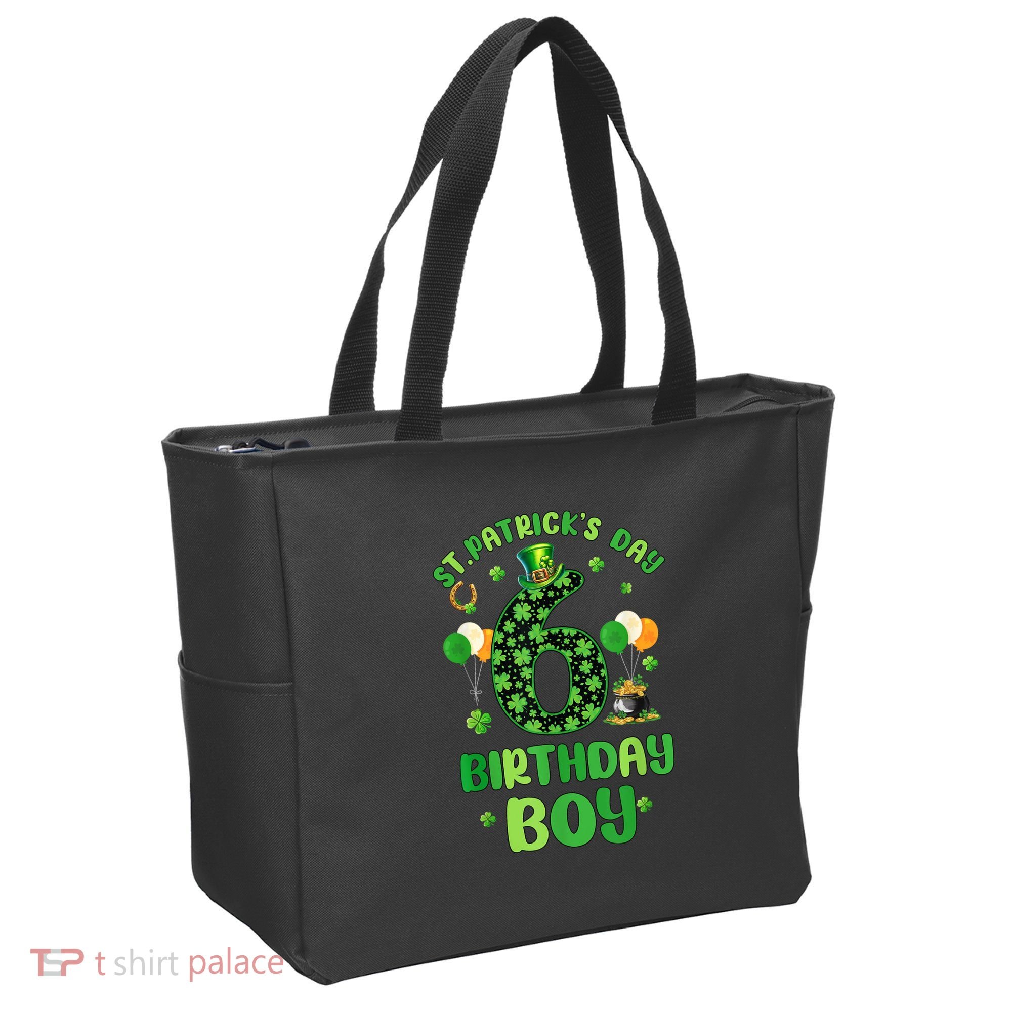 6 Years Old Girl Boy ItS My 6th Birthday St PatrickS Day Tote Bag