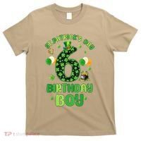 6 Years Old Girl Boy ItS My 6th Birthday St PatrickS Day T-Shirt thumb 0