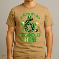 6 Years Old Girl Boy ItS My 6th Birthday St PatrickS Day T-Shirt thumb 3