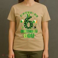6 Years Old Girl Boy ItS My 6th Birthday St PatrickS Day T-Shirt thumb 4
