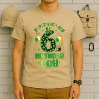 6 Years Old Girl Boy ItS My 6th Birthday St PatrickS Day T-Shirt thumb 6