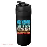 60 Years Of Being Awesome 60th Birthday Time Breakdown 24oz Duet Stainless Steel Tumbler thumb 3