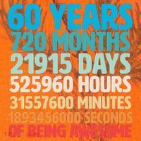 60 Years Of Being Awesome 60th Birthday Time Breakdown Kati Licensed 12" Camo Cuffed Beanie thumb 2