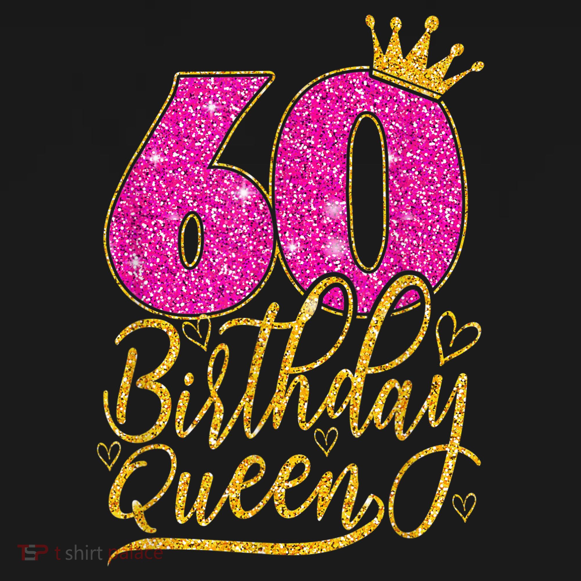 60 Year Old Gifts 60th Birthday Queen Diamond Crown Pink Apron