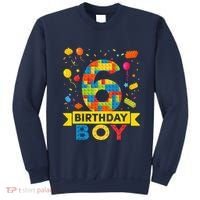 6 Year Old Building Blocks 6th Birthday Boy Sweatshirt thumb 0