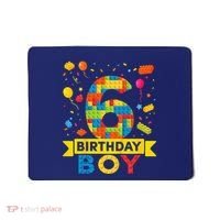 6 Year Old Building Blocks 6th Birthday Boy Mousepad thumb 0