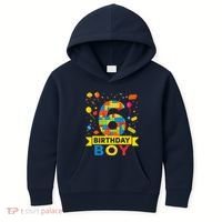 6 Year Old Building Blocks 6th Birthday Boy Kids Hoodie thumb 0