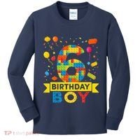 6 Year Old Building Blocks 6th Birthday Boy Kids Long Sleeve Shirt thumb 0