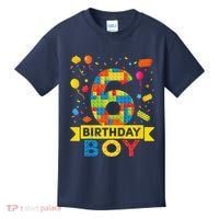 6 Year Old Building Blocks 6th Birthday Boy Kids T-Shirt thumb 0
