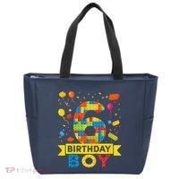 6 Year Old Building Blocks 6th Birthday Boy Tote Bag thumb 0