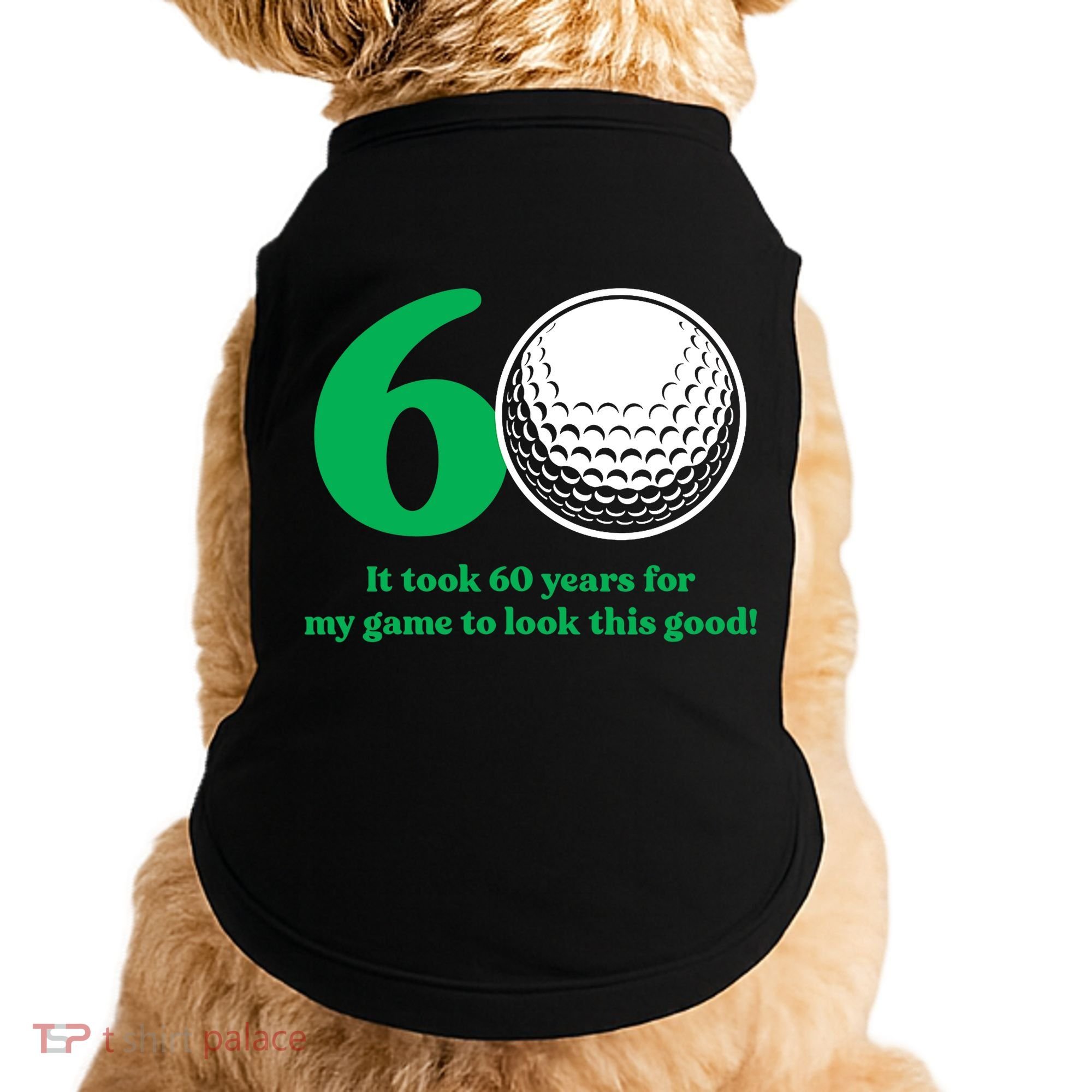 60 Year Old Golfer: Golfing Golf 60th Birthday Doggie Tank