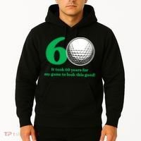 60 Year Old Golfer: Golfing Golf 60th Birthday Hoodie thumb 2
