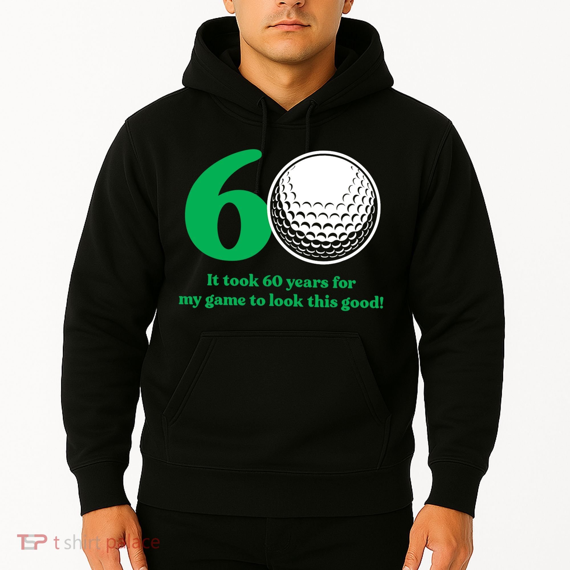 60 Year Old Golfer: Golfing Golf 60th Birthday Hoodie