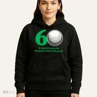 60 Year Old Golfer: Golfing Golf 60th Birthday Hoodie thumb 5