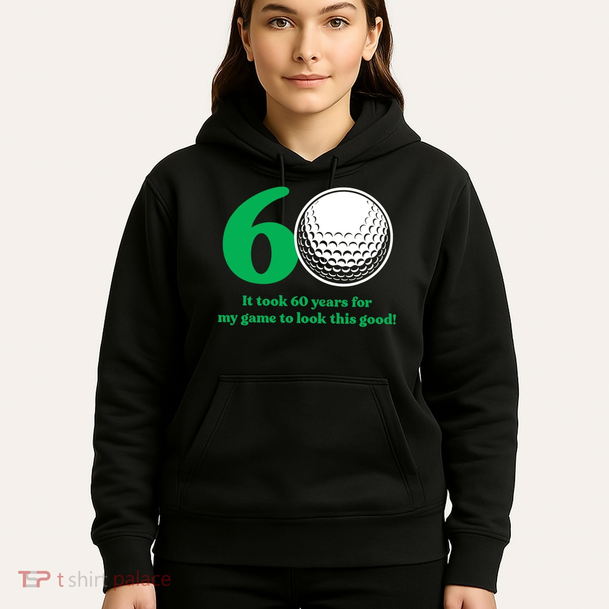 60 Year Old Golfer: Golfing Golf 60th Birthday Hoodie