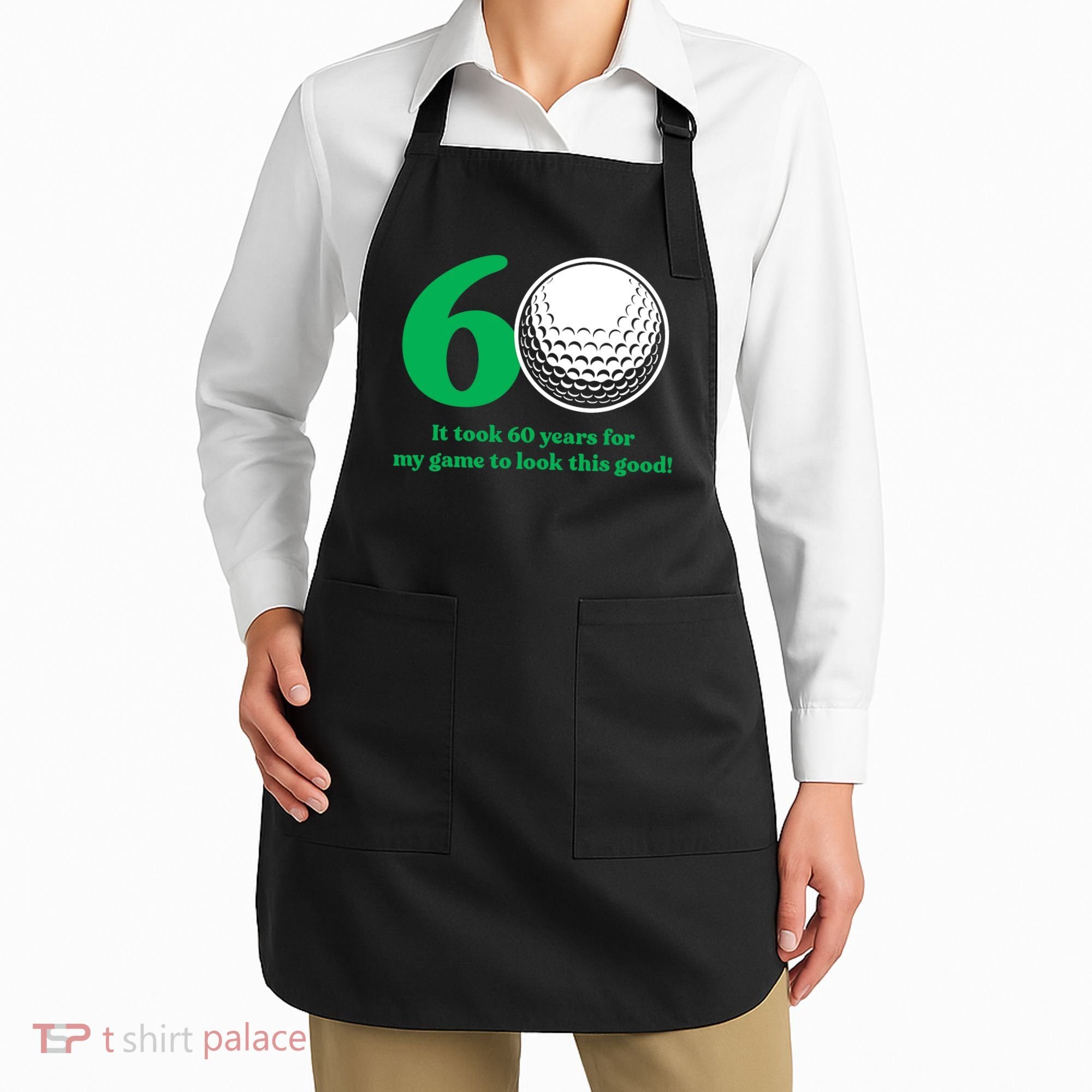 60 Year Old Golfer: Golfing Golf 60th Birthday Apron