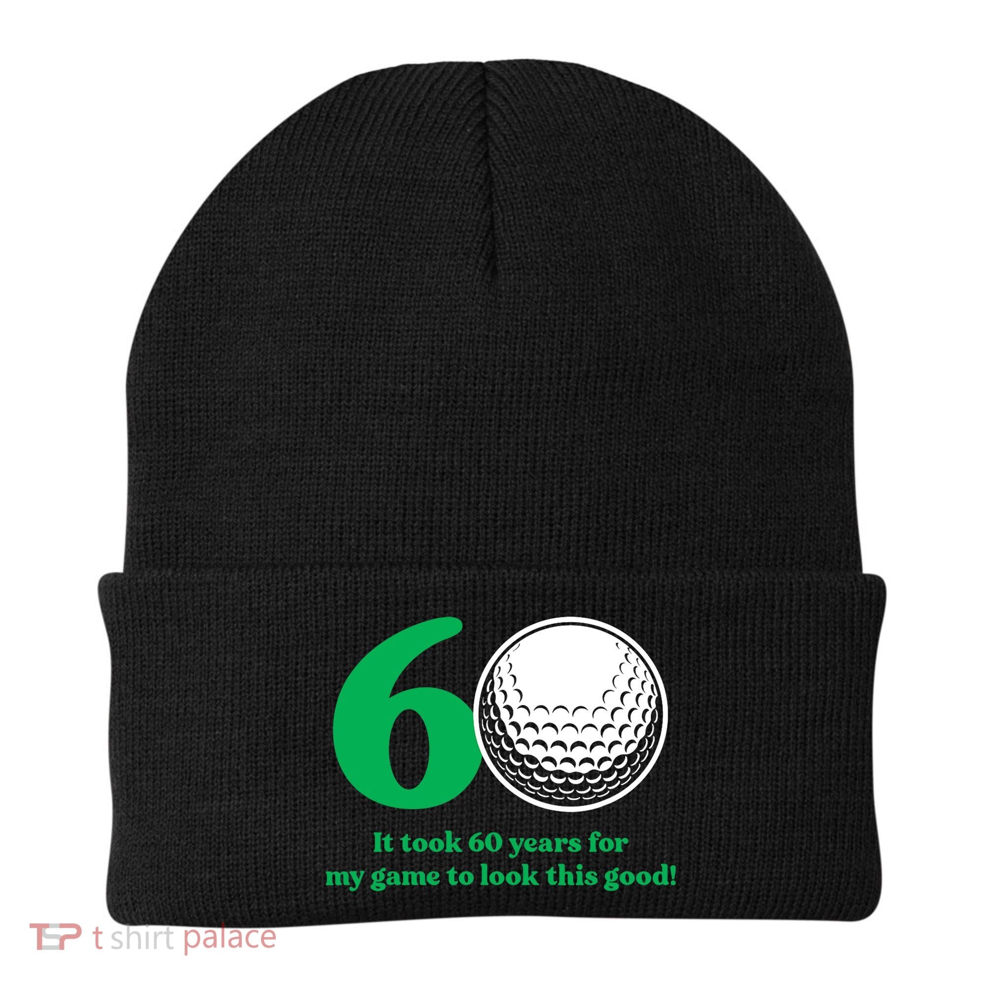 60 Year Old Golfer: Golfing Golf 60th Birthday Beanie