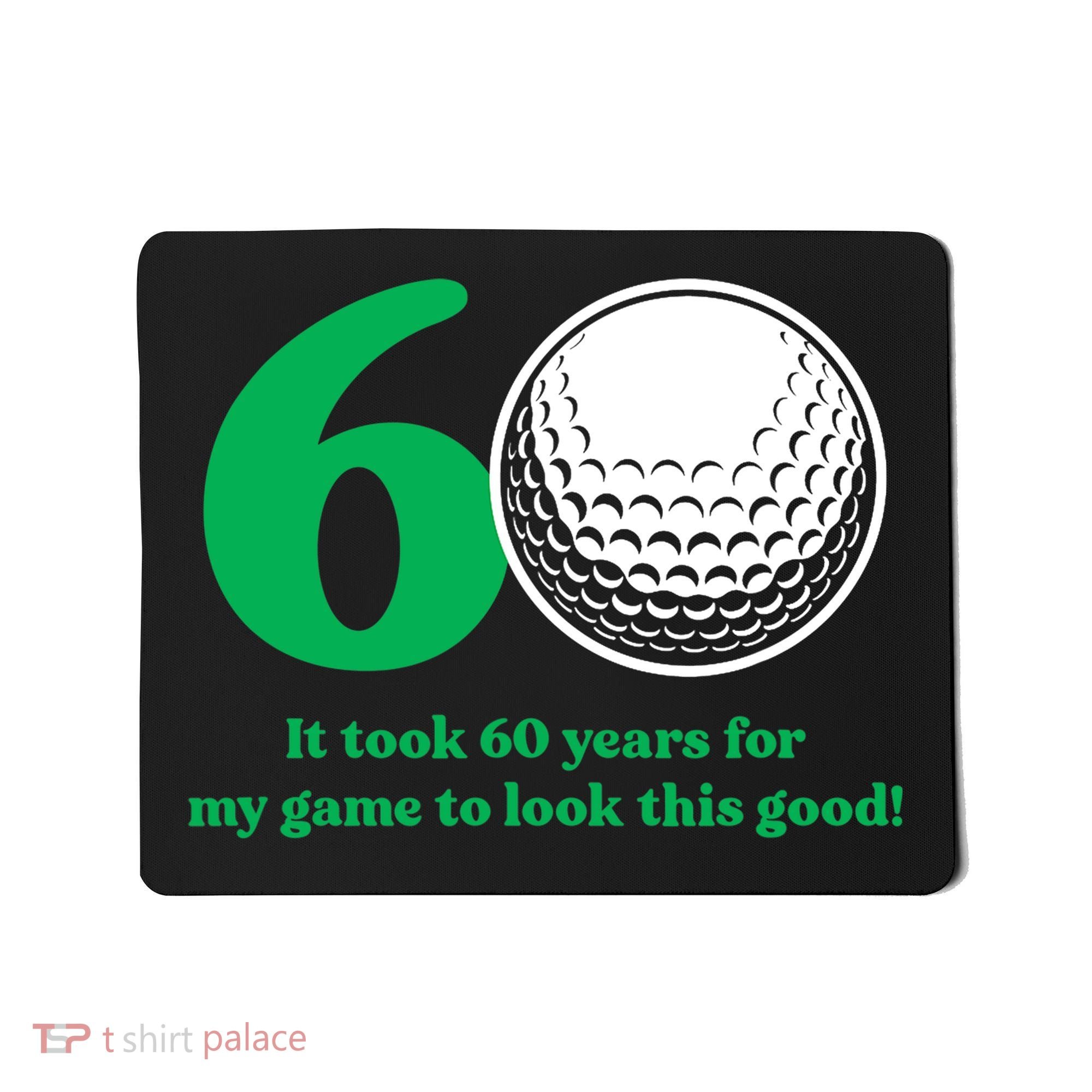 60 Year Old Golfer: Golfing Golf 60th Birthday Mousepad