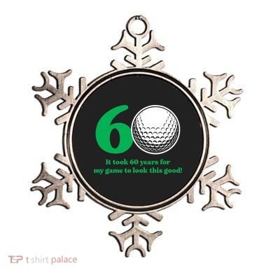 60 Year Old Golfer: Golfing Golf 60th Birthday Ornament