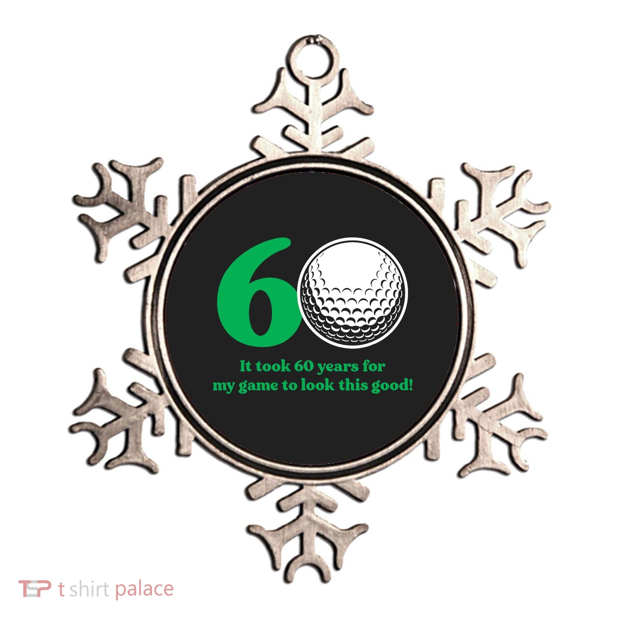 60 Year Old Golfer: Golfing Golf 60th Birthday Ornament