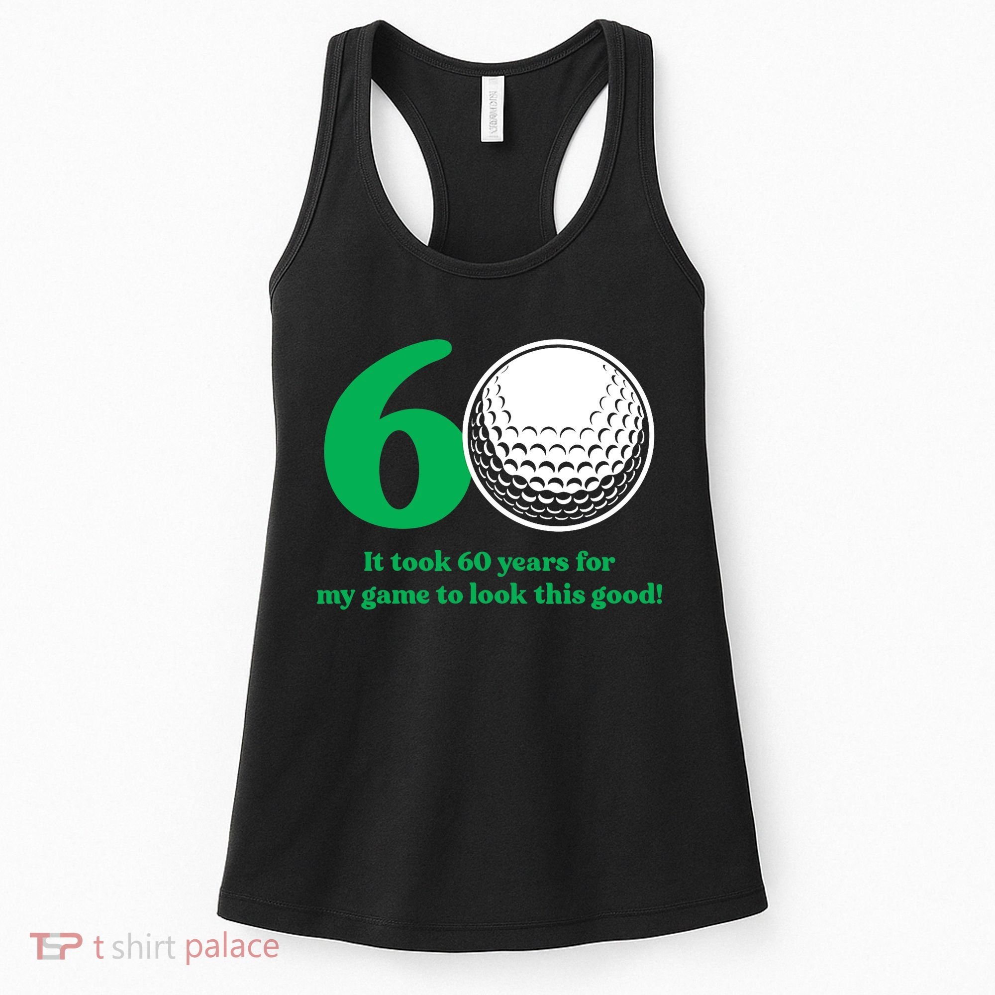 60 Year Old Golfer: Golfing Golf 60th Birthday Women's Tank Top