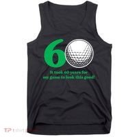 60 Year Old Golfer: Golfing Golf 60th Birthday Tank Top thumb 0