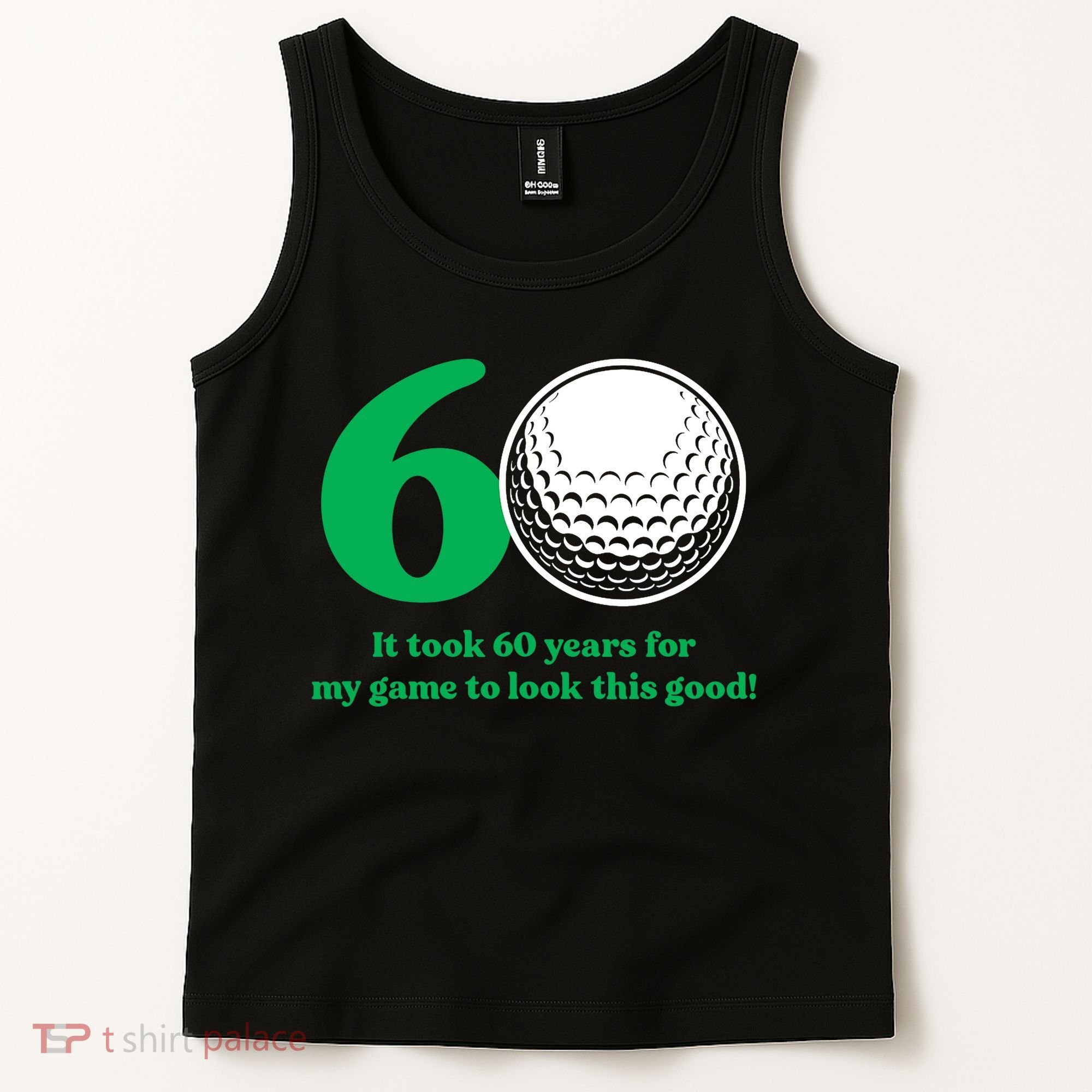 60 Year Old Golfer: Golfing Golf 60th Birthday Tank Top