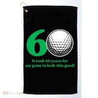 60 Year Old Golfer: Golfing Golf 60th Birthday Golf Towel thumb 0