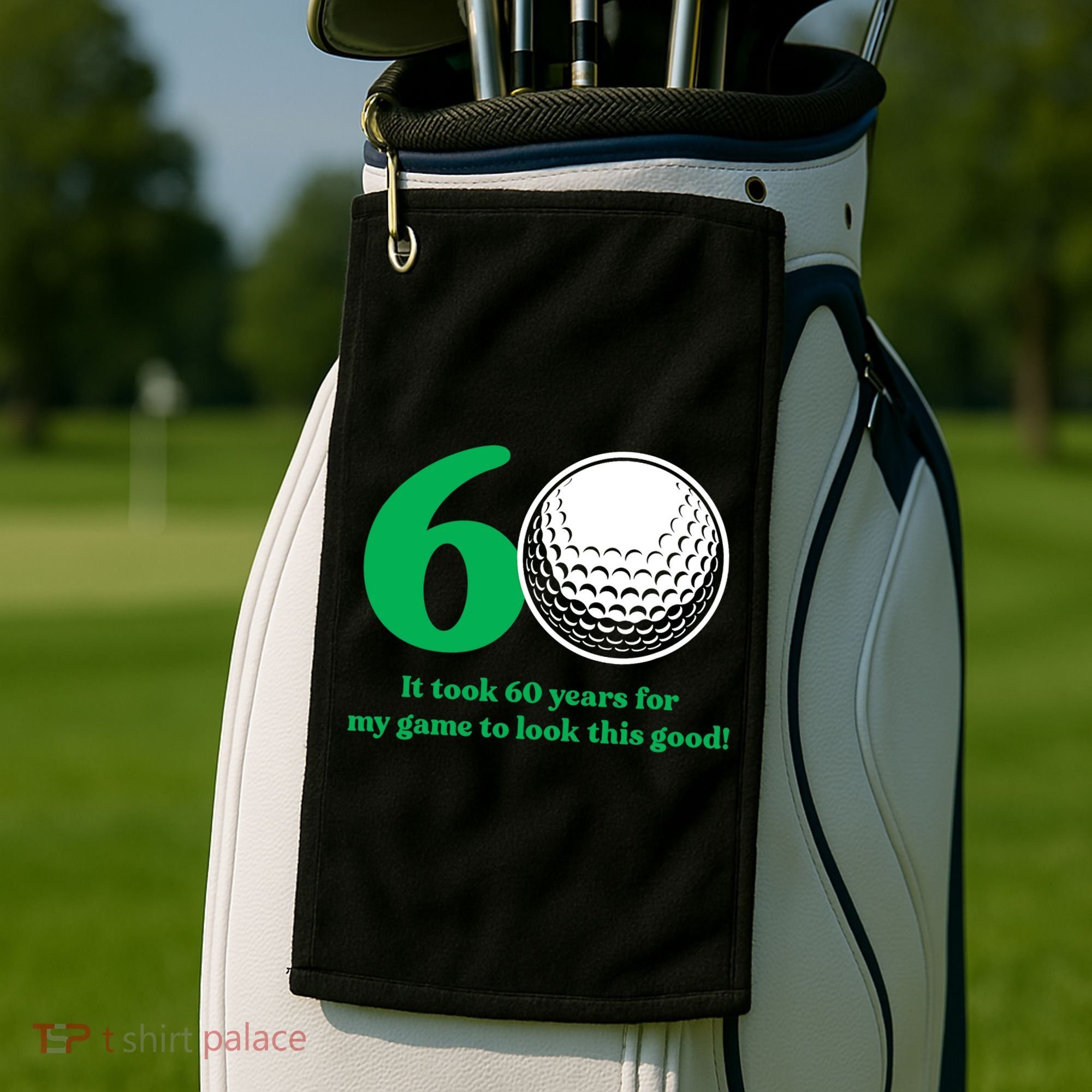 60 Year Old Golfer: Golfing Golf 60th Birthday Golf Towel