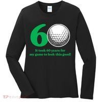 60 Year Old Golfer: Golfing Golf 60th Birthday Women's Long Sleeve Shirt thumb 0