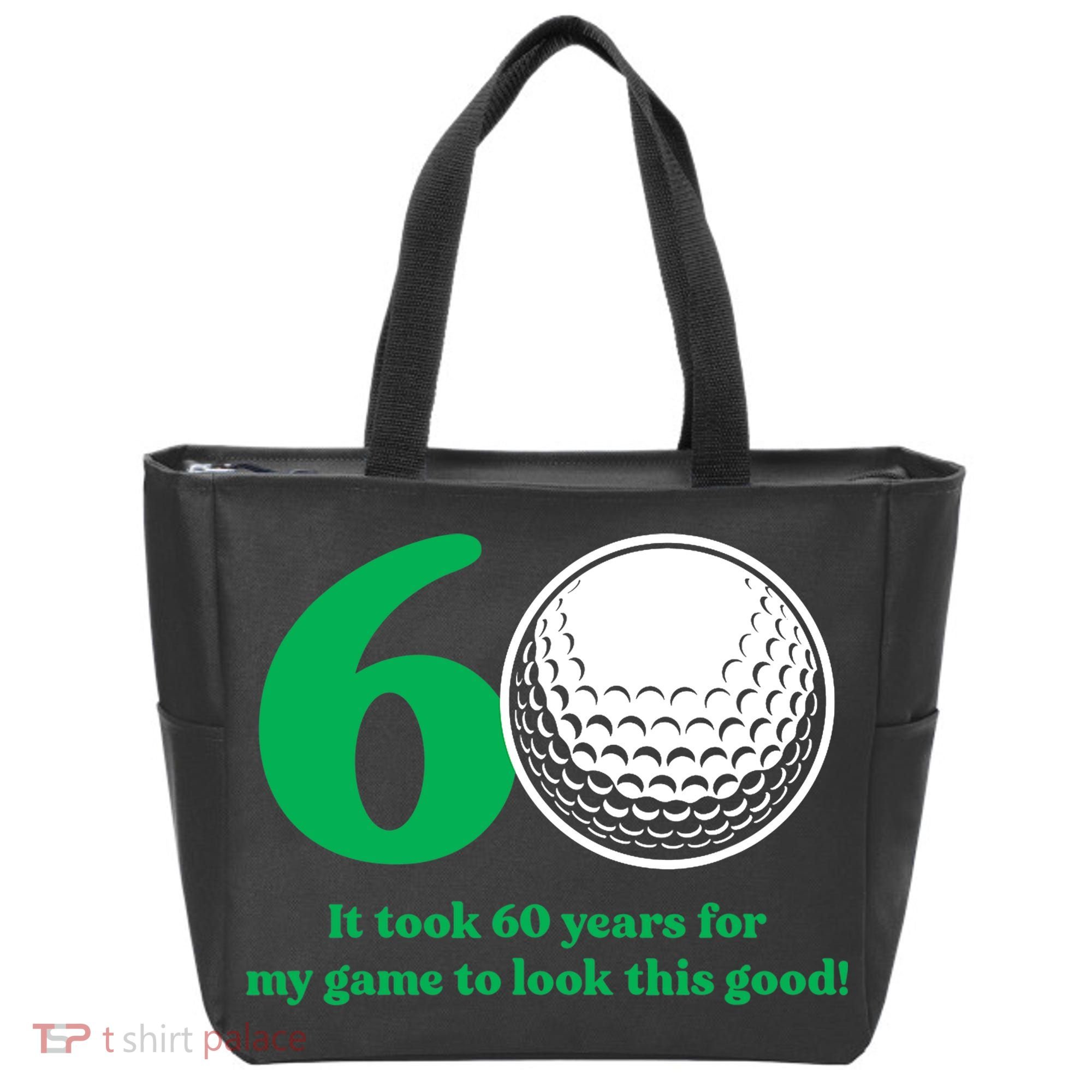 60 Year Old Golfer: Golfing Golf 60th Birthday Tote Bag