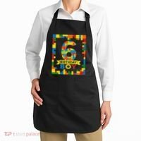 6 Year Old Building Blocks 6th Birthday Brick Builder Apron thumb 2