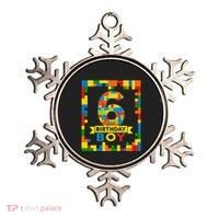 6 Year Old Building Blocks 6th Birthday Brick Builder Ornament thumb 0