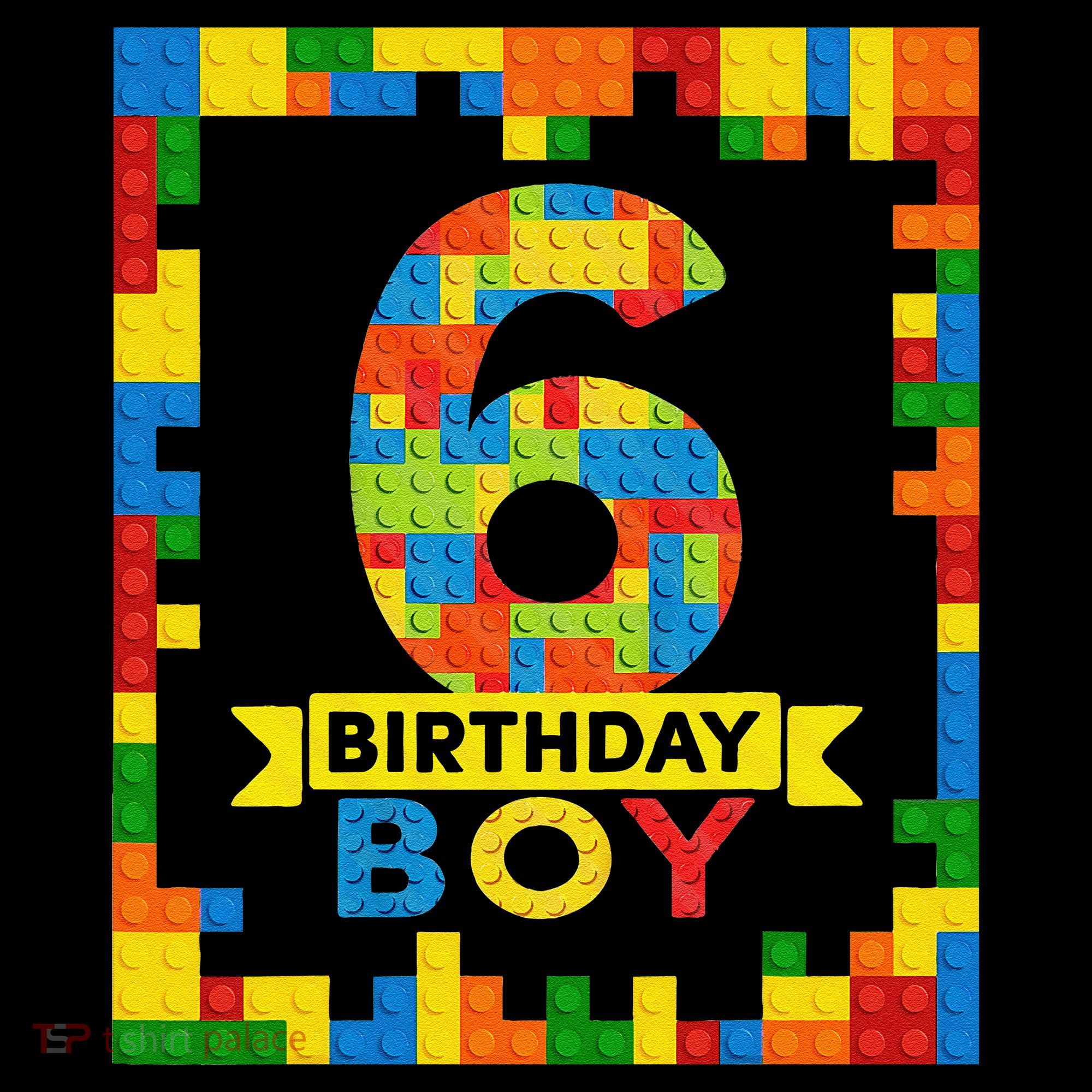 6 Year Old Building Blocks 6th Birthday Brick Builder Visor
