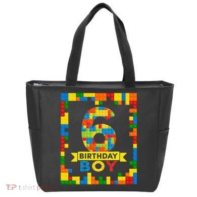 6 Year Old Building Blocks 6th Birthday Brick Builder Bag