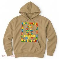 6 Year Old Building Blocks 6th Birthday Brick Builder Hoodie thumb 0