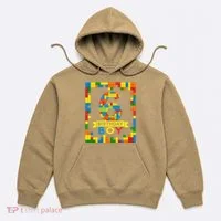 6 Year Old Building Blocks 6th Birthday Brick Builder Hoodie thumb 0