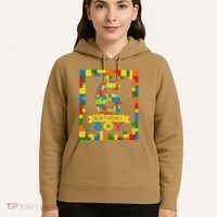 6 Year Old Building Blocks 6th Birthday Brick Builder Hoodie thumb 5